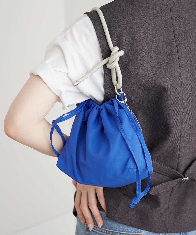 【UNISEX】2WAY巾着バッグ/WEB限定カラーあり/キーホルダー付き