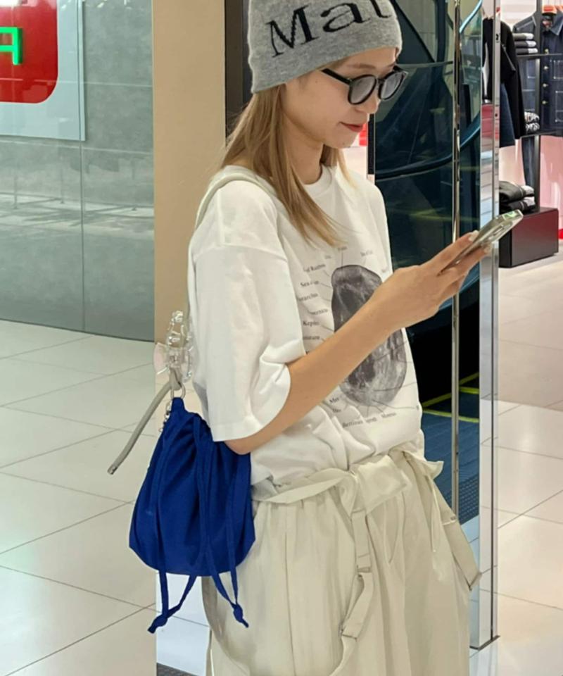 【UNISEX】2WAY巾着バッグ/WEB限定カラーあり/キーホルダー付き