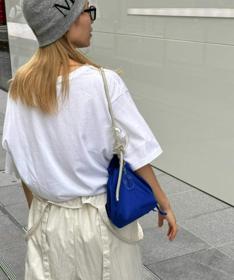 【UNISEX】2WAY巾着バッグ/WEB限定カラーあり/キーホルダー付き