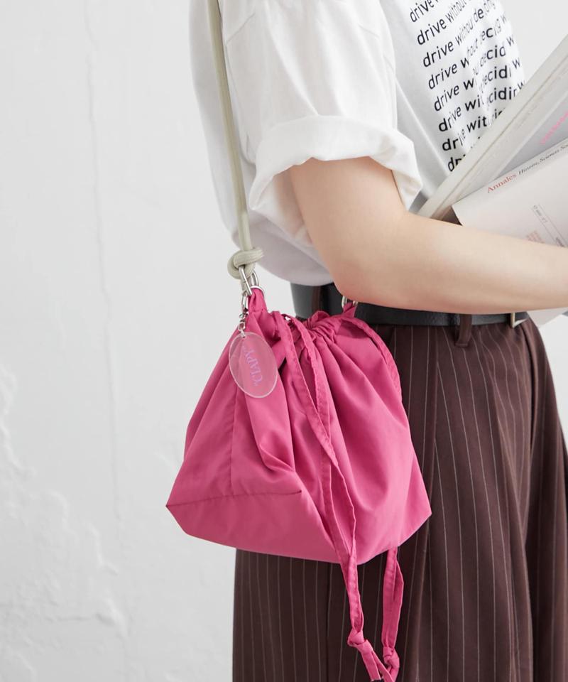 【UNISEX】2WAY巾着バッグ/WEB限定カラーあり/キーホルダー付き