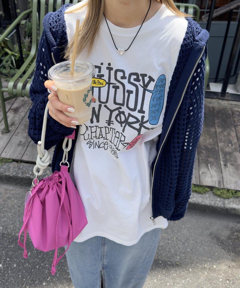 【UNISEX】2WAY巾着バッグ/WEB限定カラーあり/キーホルダー付き