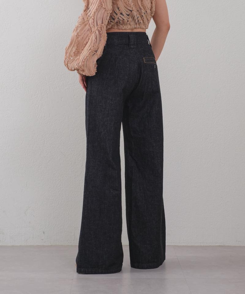 Free cut maxi length denim