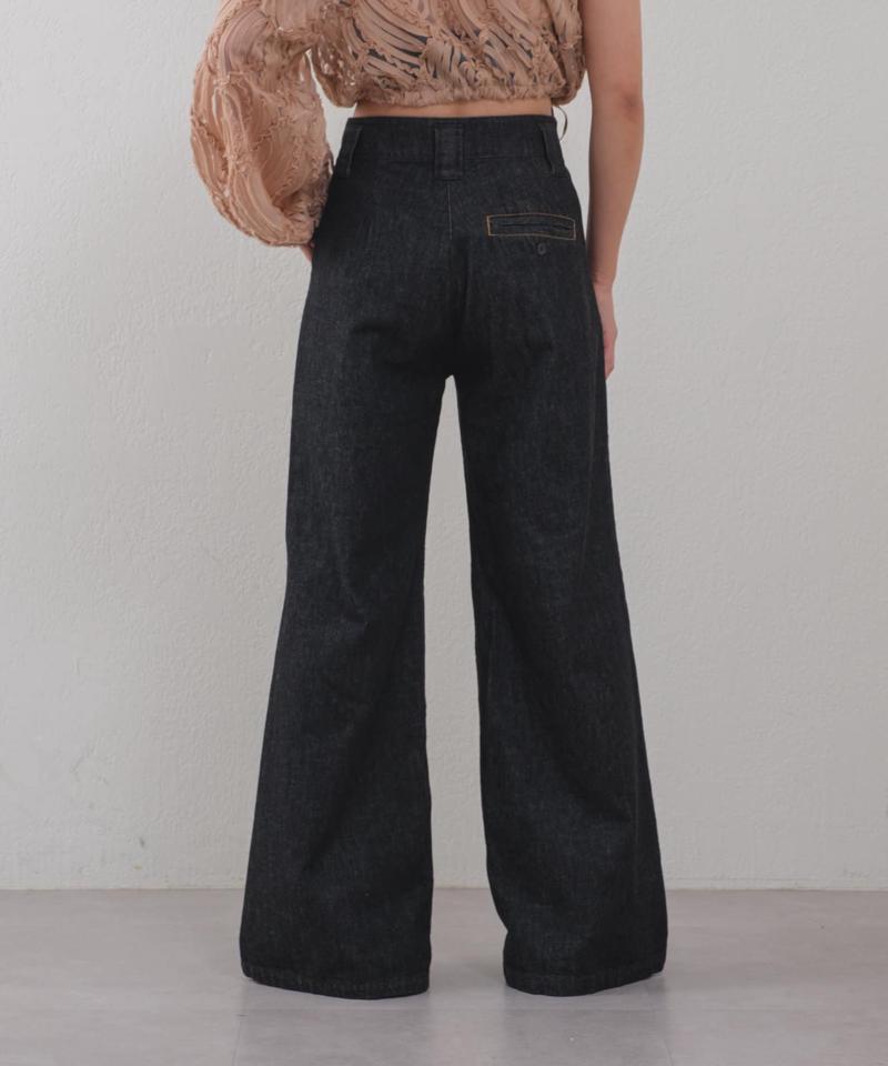 Free cut maxi length denim