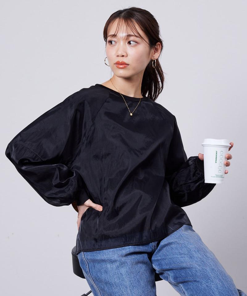 オーガンジーレイヤードプルオーバー