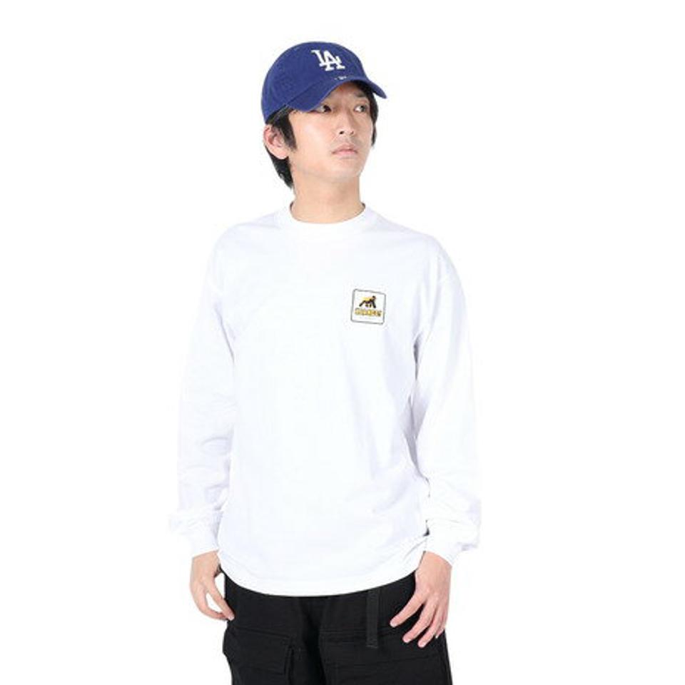 エクストララージ（XLARGE）（メンズ）ウォーキングエイプ 長袖Tシャツ 101241011001-WHITE