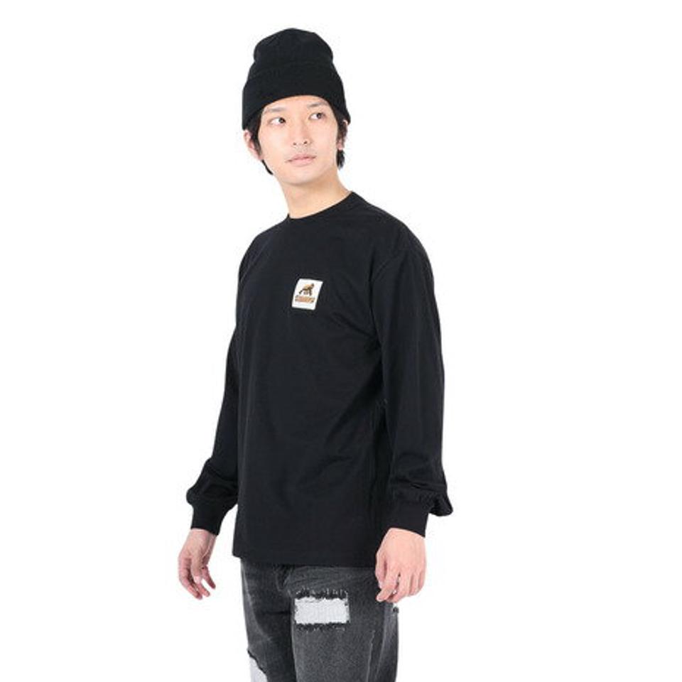 エクストララージ（XLARGE）（メンズ）ウォーキングエイプ 長袖Tシャツ 101241011001-BLACK