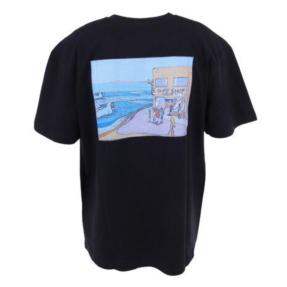 IPD（IPD）（メンズ）半袖Tシャツ メンズ SURF SHOP IPDSS005SS-BLK