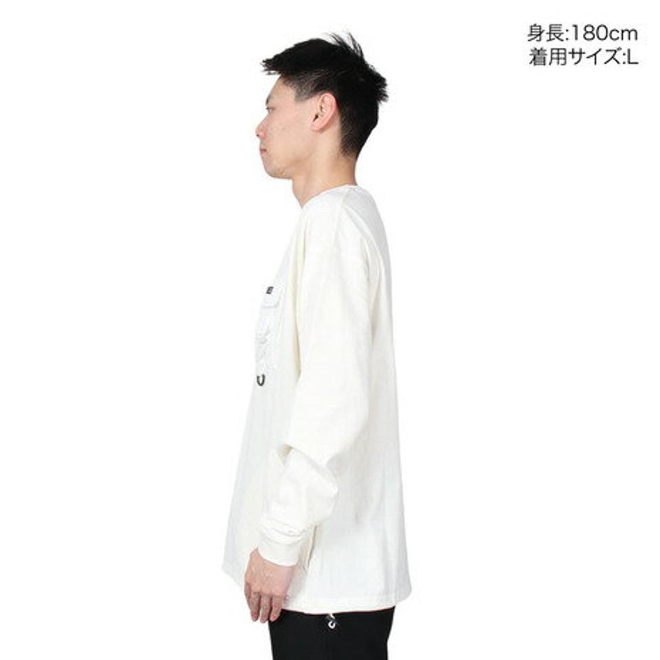 リーフ（REEF）（メンズ）長袖Tシャツ メンズ ポケット ロングスリーブ RFTEM2310-O.WHT