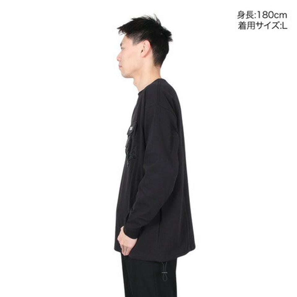 リーフ（REEF）（メンズ）長袖Tシャツ メンズ ポケット ロングスリーブ RFTEM2310-BLK