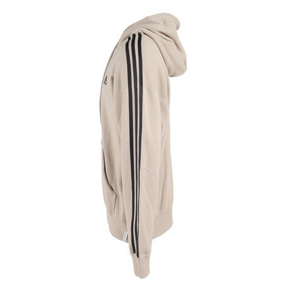 アディダス（adidas）（メンズ）エッセンシャルズ プラス スリーストライプス フレンチテリー プルオーバーパーカー KWF08-JF3988