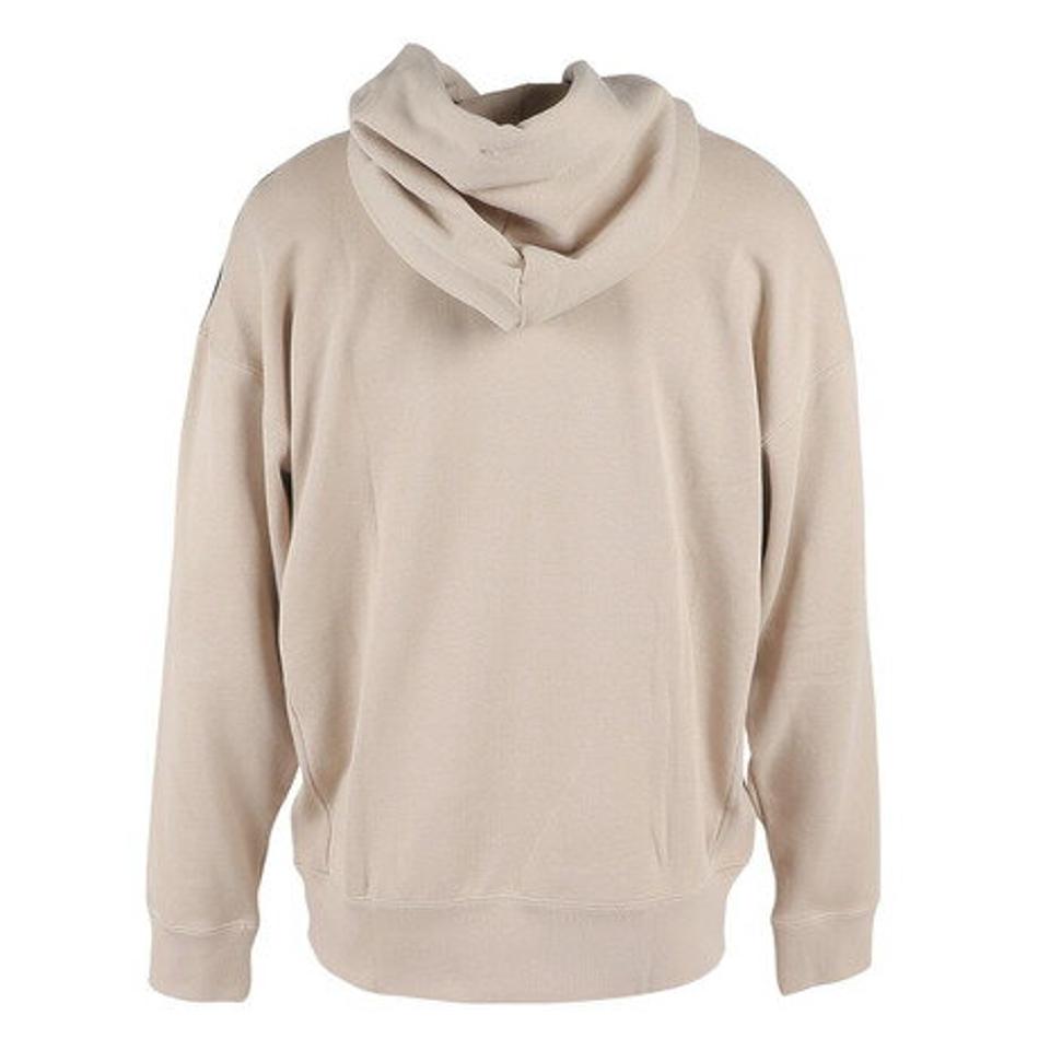 アディダス（adidas）（メンズ）エッセンシャルズ プラス スリーストライプス フレンチテリー プルオーバーパーカー KWF08-JF3988