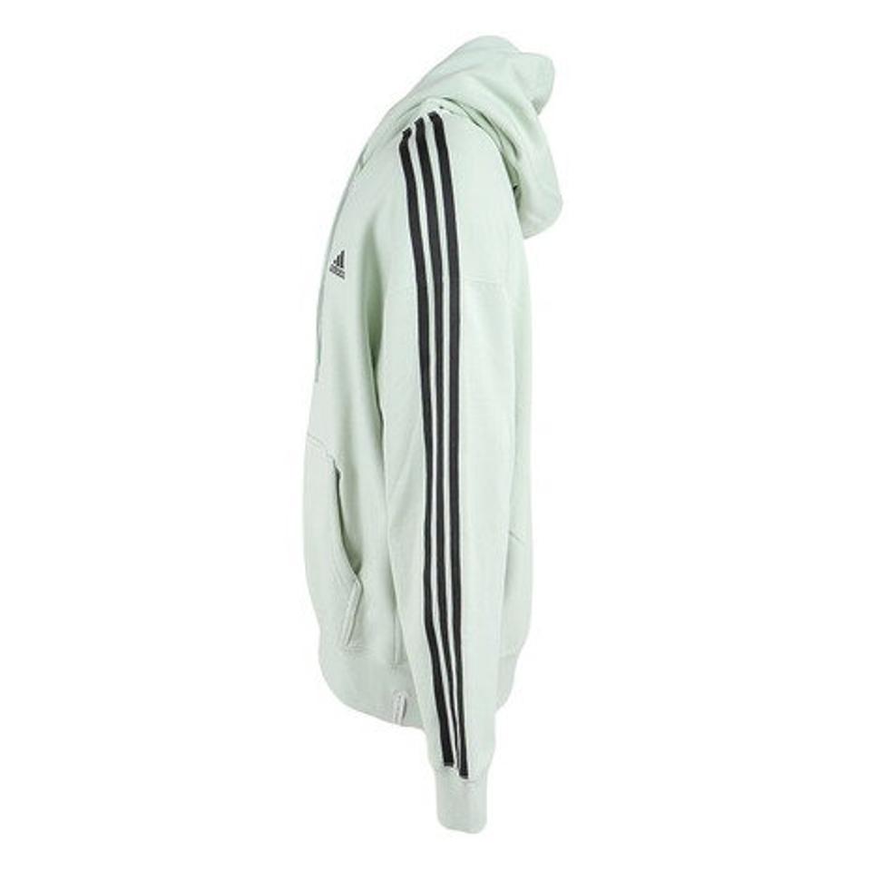 アディダス（adidas）（メンズ）エッセンシャルズプラス スリーストライプス フレンチテリー プルオーバーパーカー KWF08-JF3986