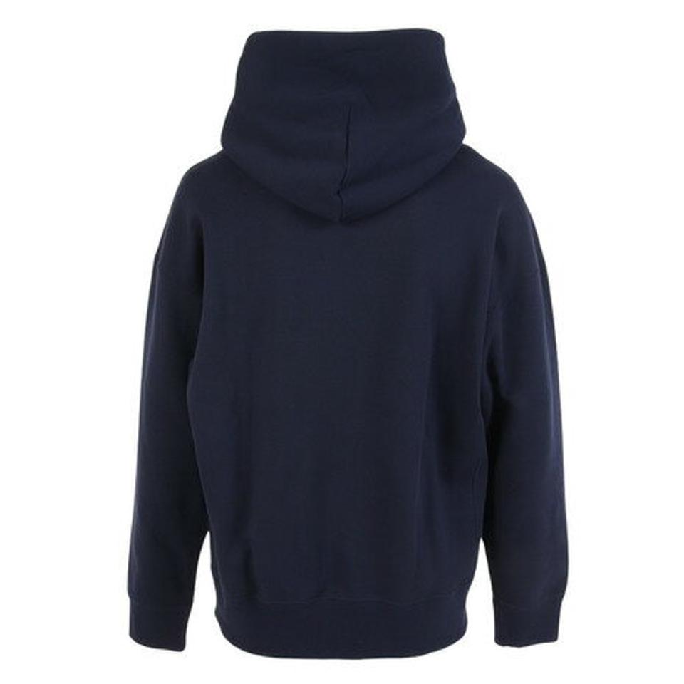 アディダス（adidas）（メンズ）エッセンシャルズ プラス ルーズフィット スモールロゴ フレンチテリー プルオーバーパーカー KWE97-JF3928