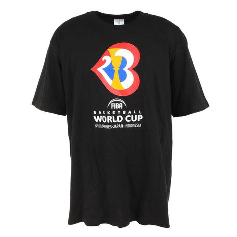 FIBAバスケットボールワールドカップ2023（FIBA BASKETBALL WORLD CUP 2023）（メンズ、レディース）バスケットボールウェア ロゴTシャツ FIBA53482