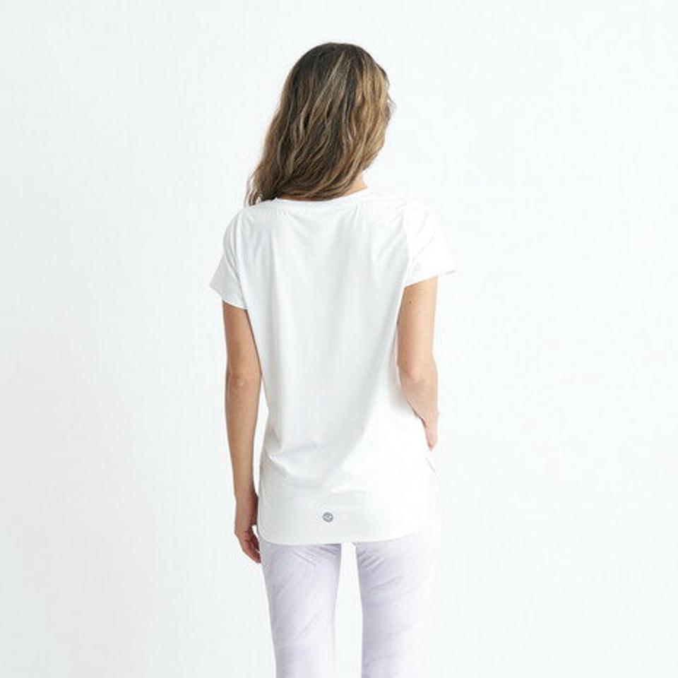 ロキシー（ROXY）（レディース）半袖Tシャツ SPIRITED 24SPRST241511WHT