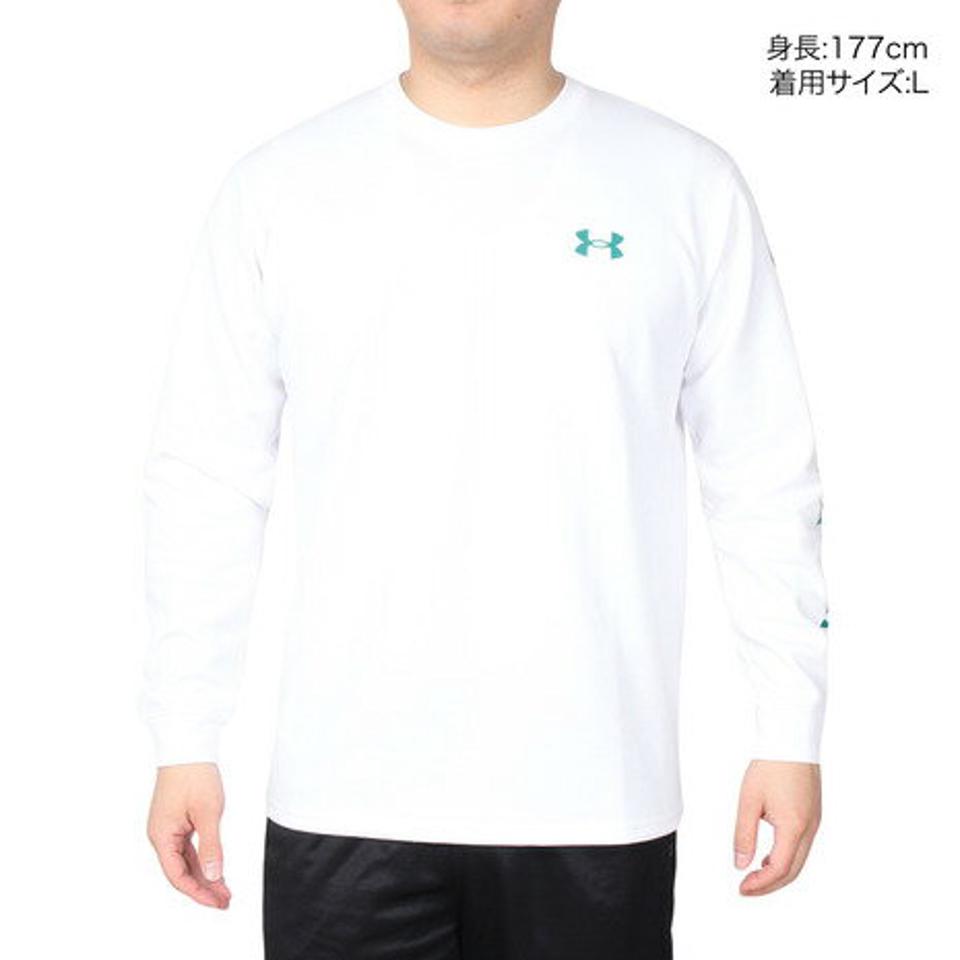 アンダーアーマー（UNDER ARMOUR）（メンズ）オーバーサイズ グラフィック ロングスリーブTシャツ 1385508 100