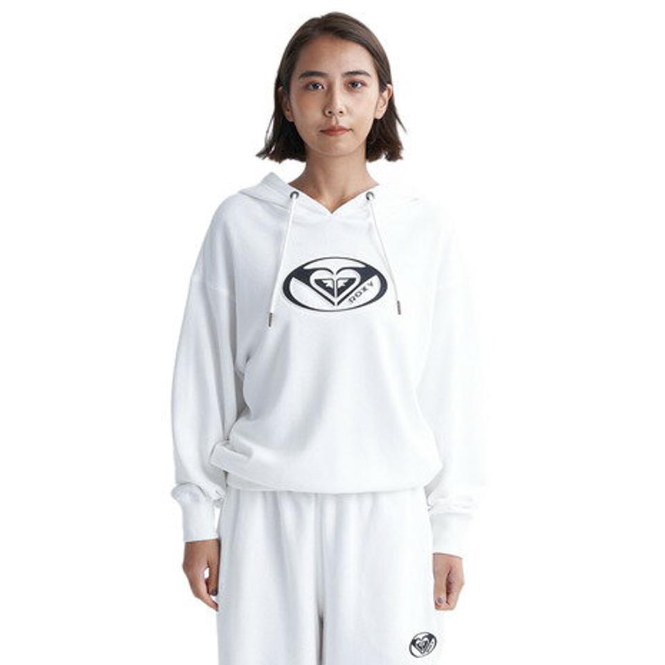 【15%OFFクーポン対象！4/11まで】ロキシー（ROXY）（レディース）PLANET RING プルオーバーフーディ 24SPRPO241062WHT