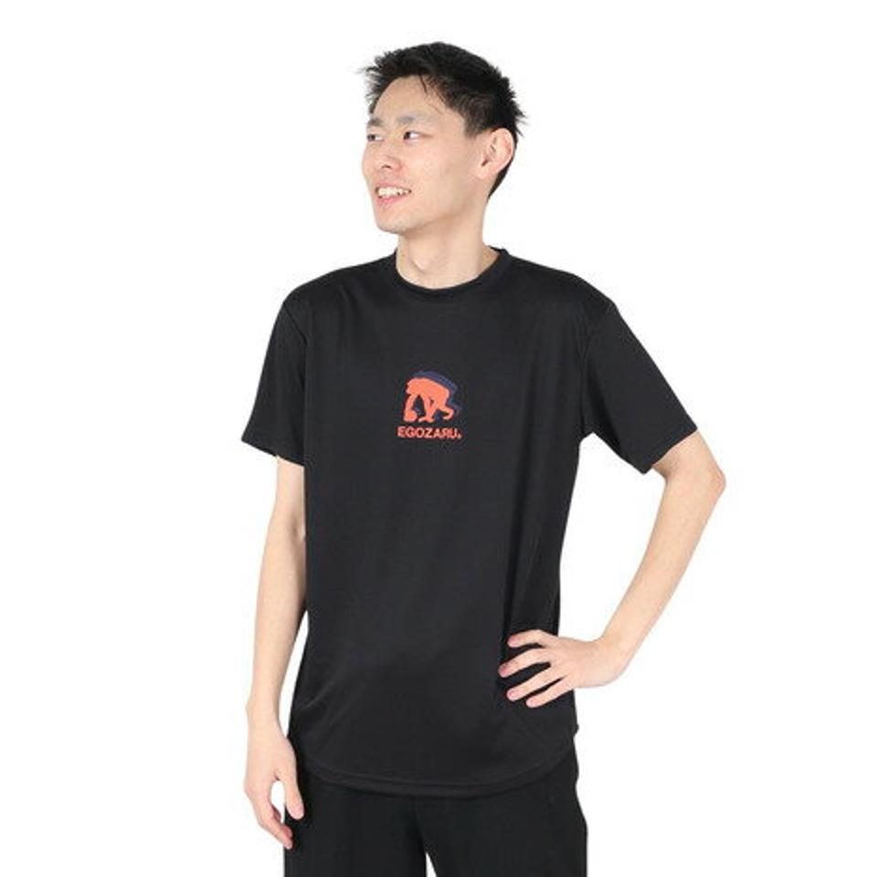 【10%OFFクーポン対象！3/7まで】エゴザル（EGOZARU）（メンズ、レディース）バスケットボールウェア ワイドジオメトリック バックプリント Tシャツ EZST-S2306-021