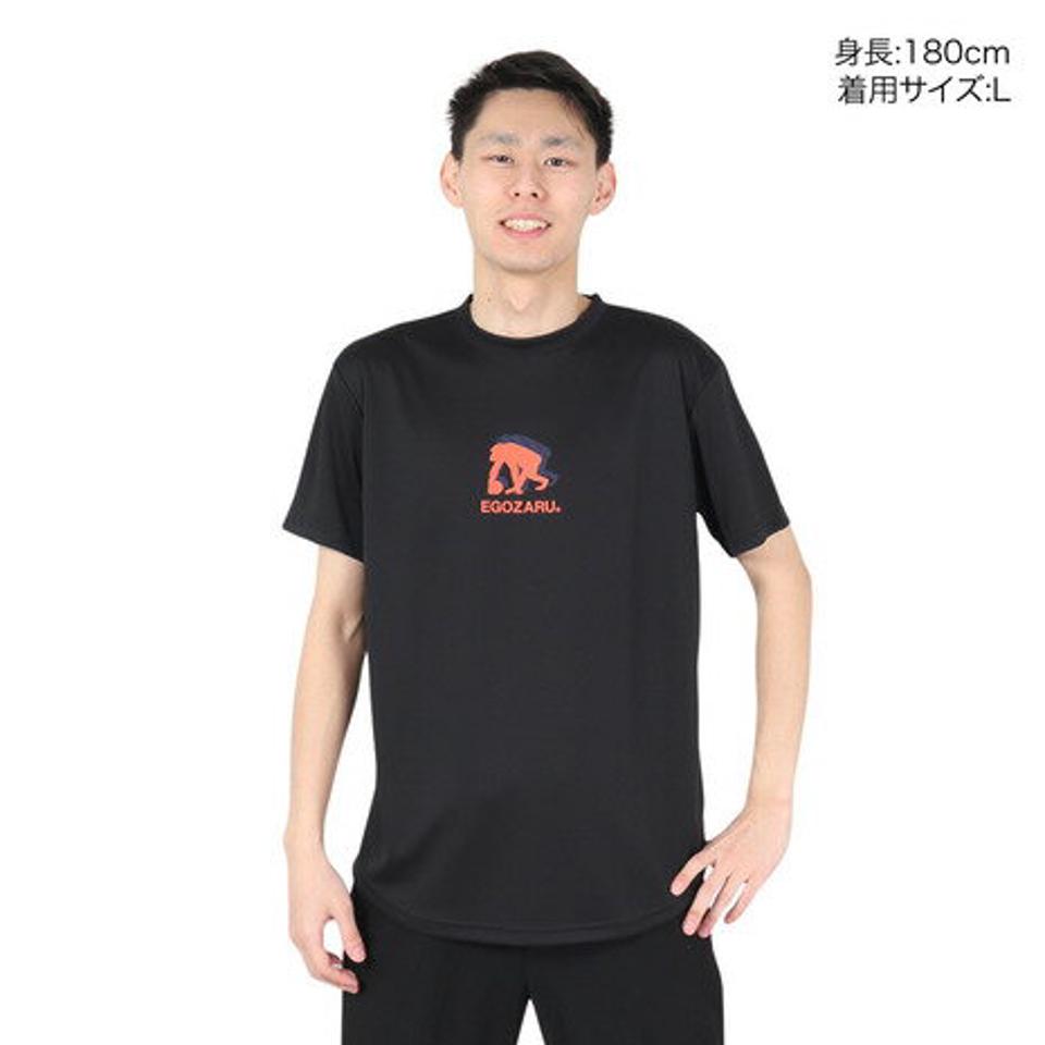 【10%OFFクーポン対象！3/7まで】エゴザル（EGOZARU）（メンズ、レディース）バスケットボールウェア ワイドジオメトリック バックプリント Tシャツ EZST-S2306-021