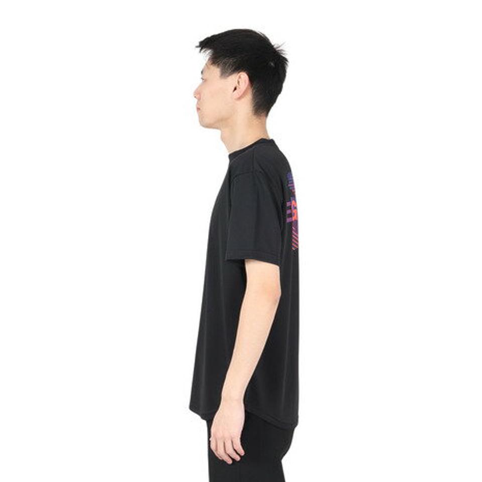【10%OFFクーポン対象！3/7まで】エゴザル（EGOZARU）（メンズ、レディース）バスケットボールウェア ワイドジオメトリック バックプリント Tシャツ EZST-S2306-021