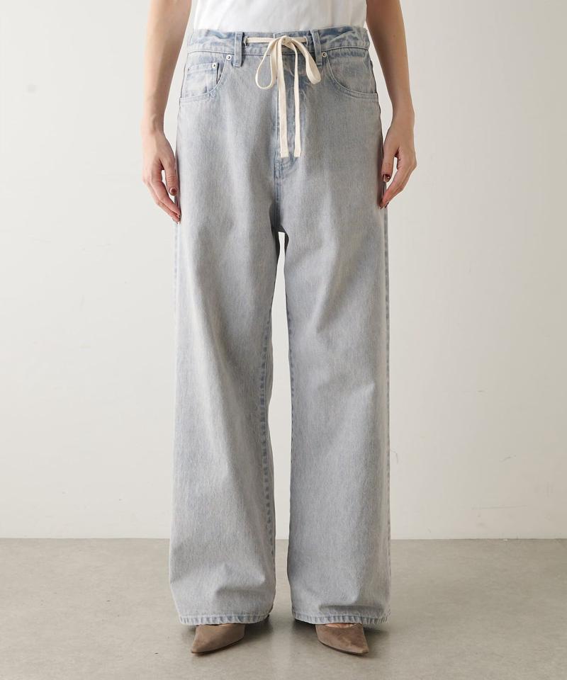 ドロストデニムパンツ