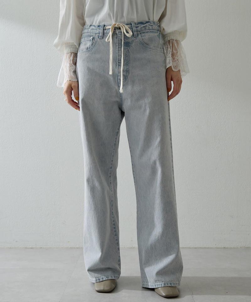 ドロストデニムパンツ