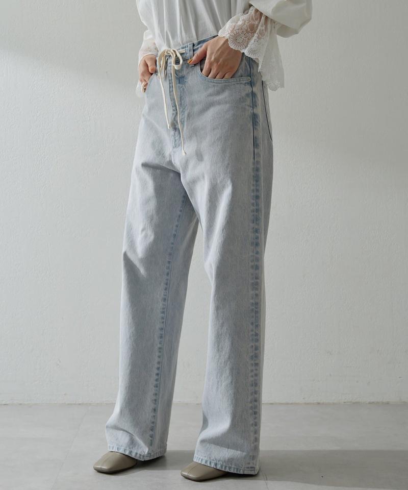 ドロストデニムパンツ