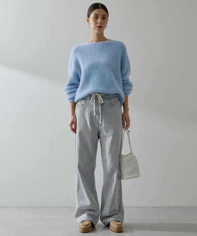 ドロストデニムパンツ