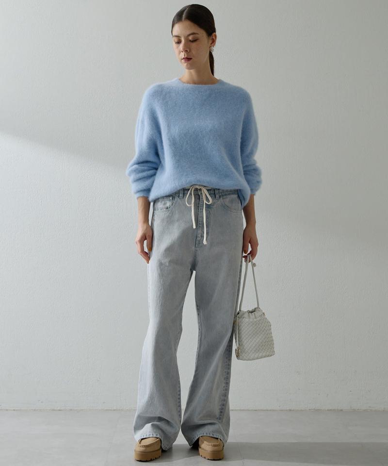 ドロストデニムパンツ