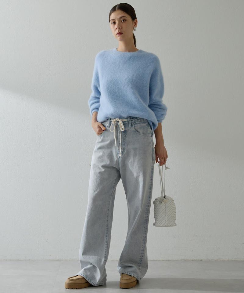 ドロストデニムパンツ