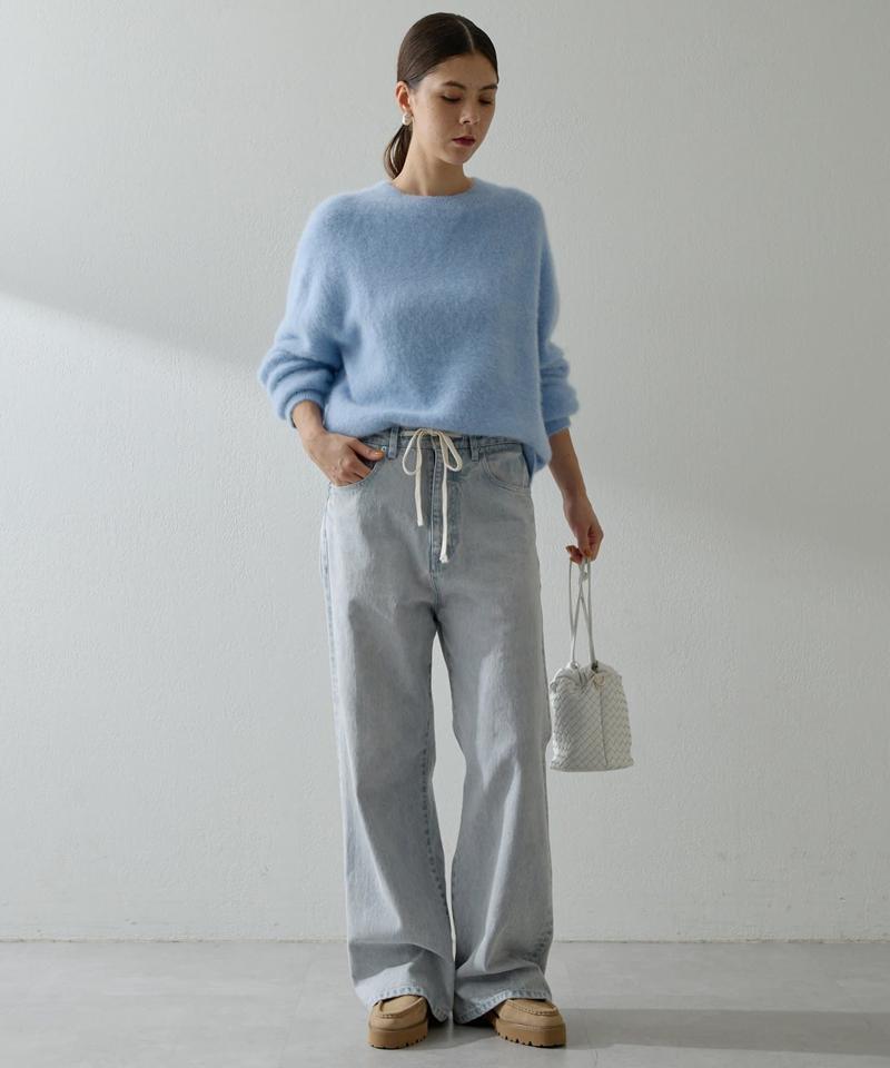 ドロストデニムパンツ