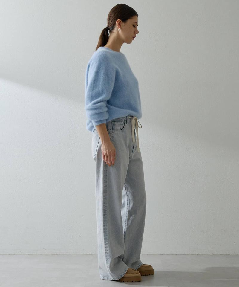 ドロストデニムパンツ