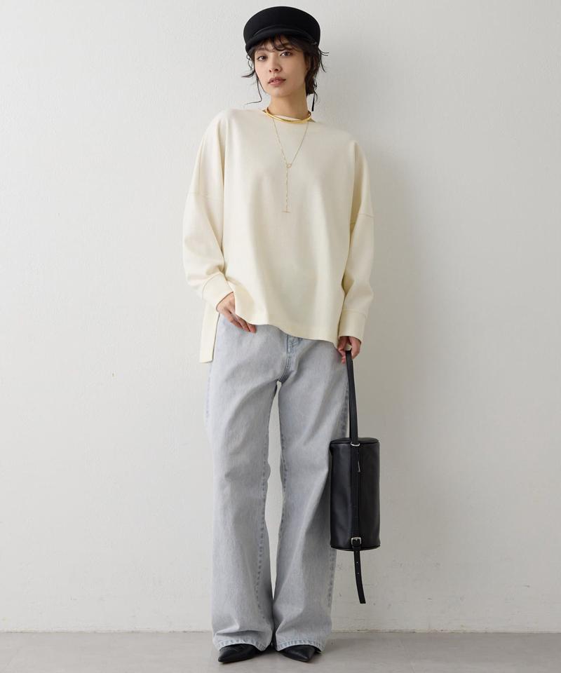 ドロストデニムパンツ