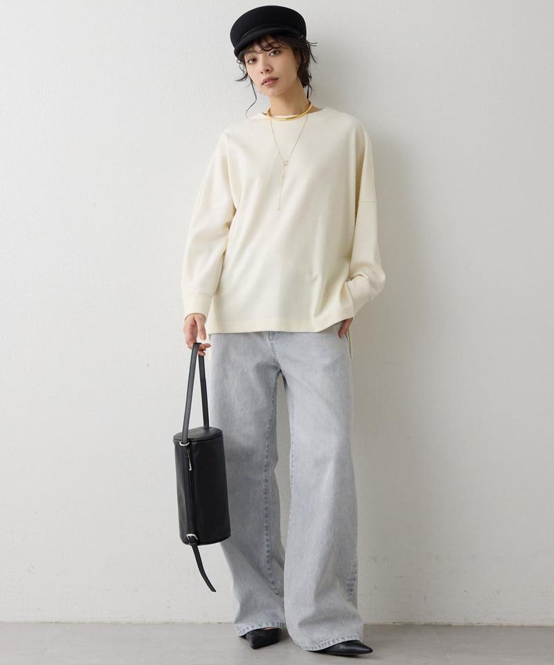 ドロストデニムパンツ