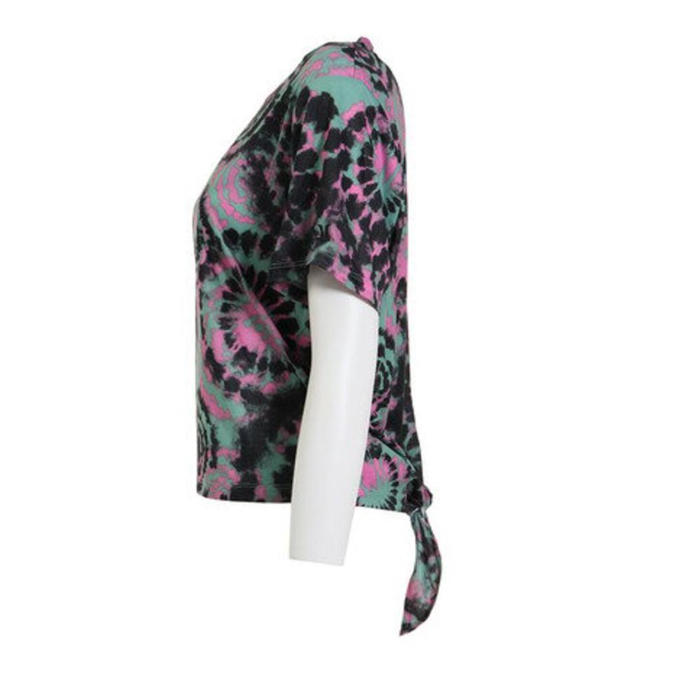 ハーレー（HURLEY）（レディース）ラッシュガード 半袖 Tシャツ レディース QD OAO KNOT SURF TOP 22 CJ7776 UVカット UPF50+ 体型カバー