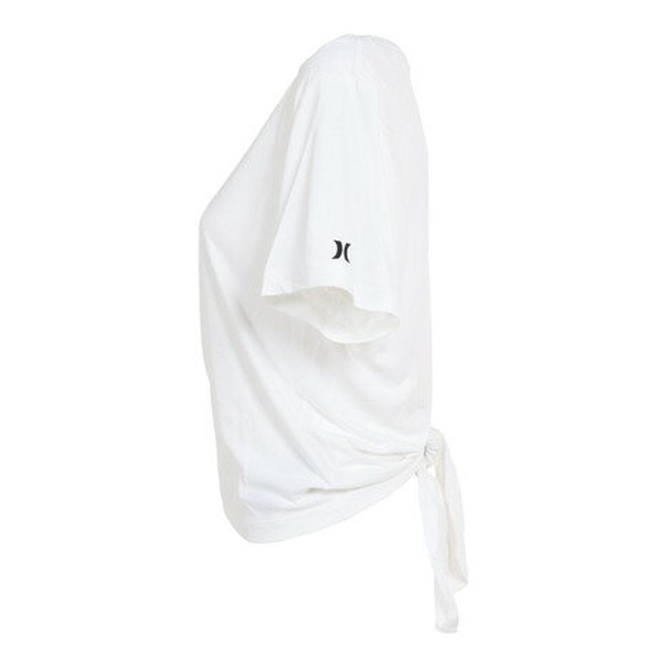 ハーレー（HURLEY）（レディース）ラッシュガード 半袖 Tシャツ レディース QD OAO KNOT SURF TOP 22 CJ7776 UVカット UPF50+ 体型カバー