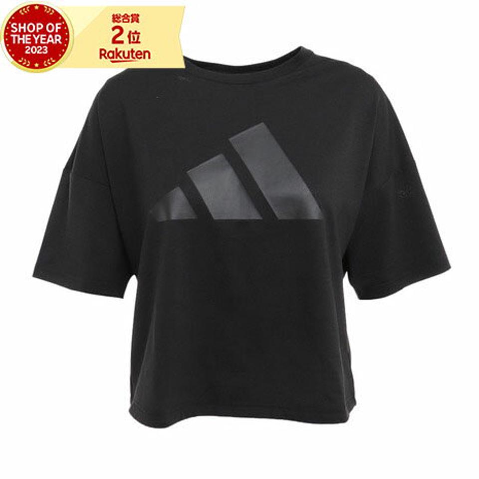 アディダス（adidas）（レディース）トレイン アイコンズ 3バーロゴ半袖Tシャツ WH926-HD8973