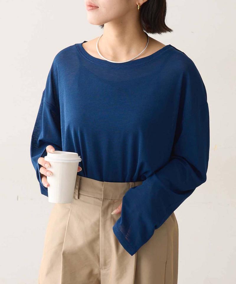 【17色展開】サイドスリットシアートップス