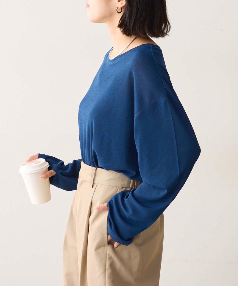 【17色展開】サイドスリットシアートップス