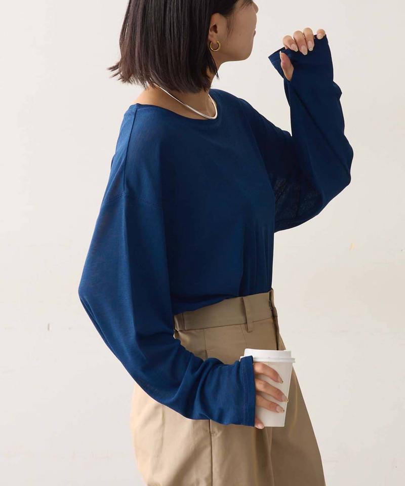 【17色展開】サイドスリットシアートップス