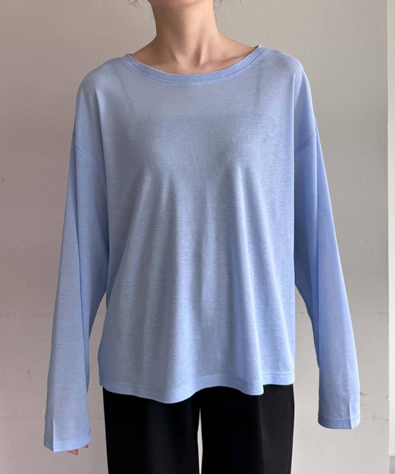 【17色展開】サイドスリットシアートップス