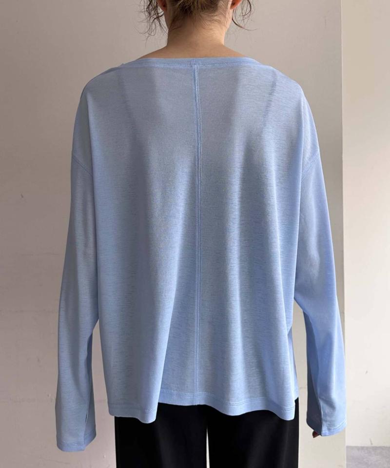 【17色展開】サイドスリットシアートップス