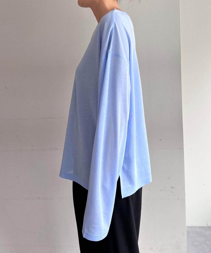 【17色展開】サイドスリットシアートップス