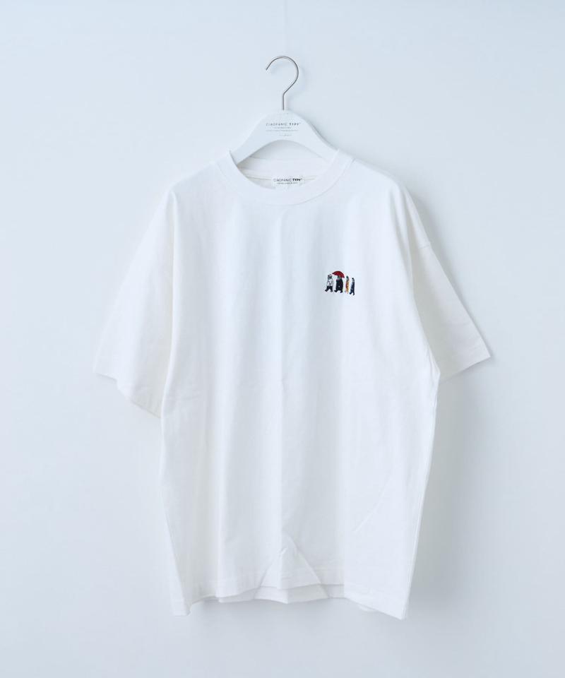 【おじさんシリーズ】ワンポイント刺繍半袖Tee
