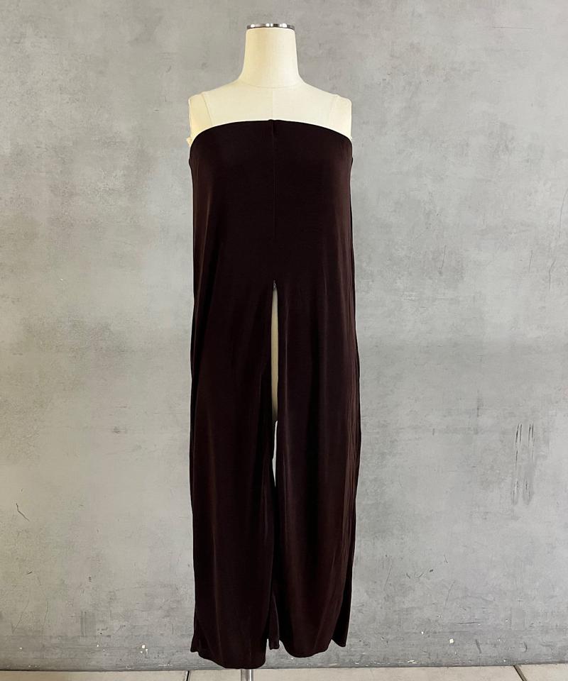 Sheer rib zip skirt