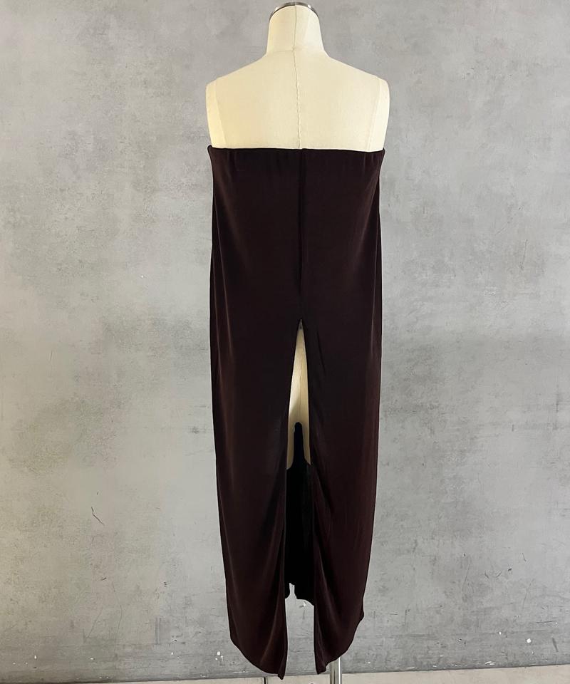 Sheer rib zip skirt