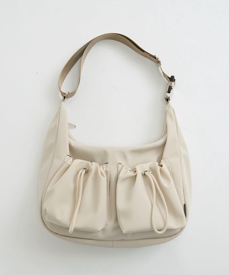 SML  ANYTIME SHOULDE BAG 巾着ポケットバッグ
