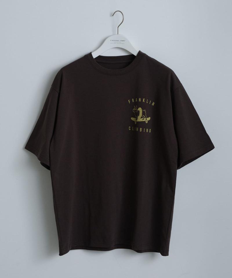 【Franklin Climbing】ブルドッグスケボー半袖Tee