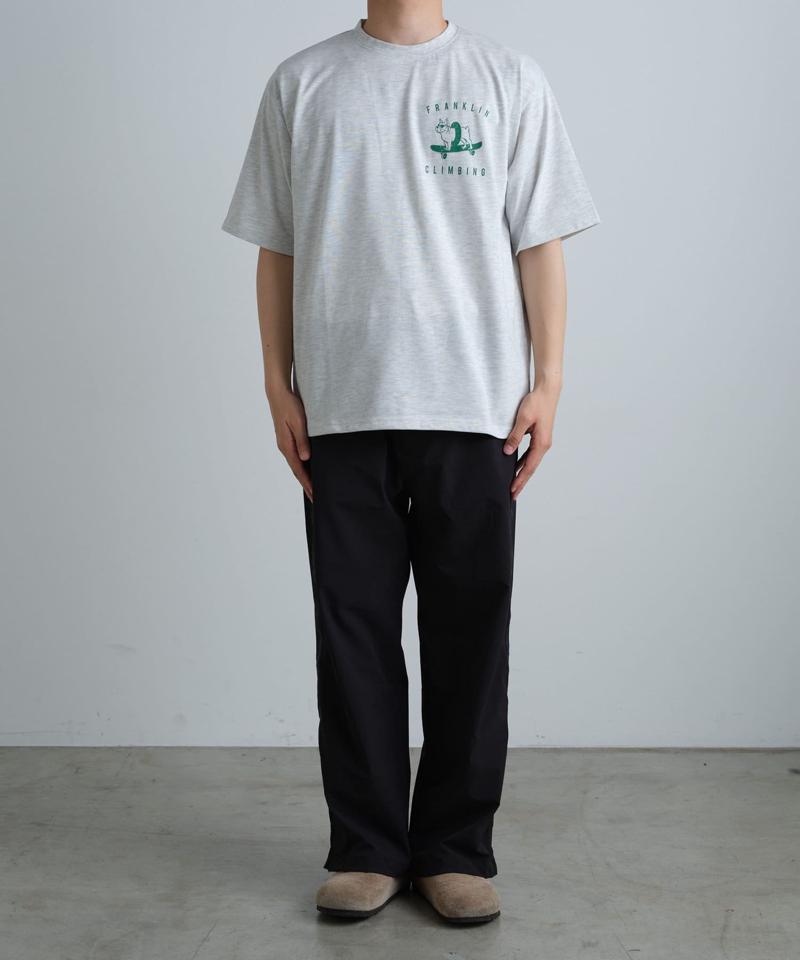 【Franklin Climbing】ブルドッグスケボー半袖Tee