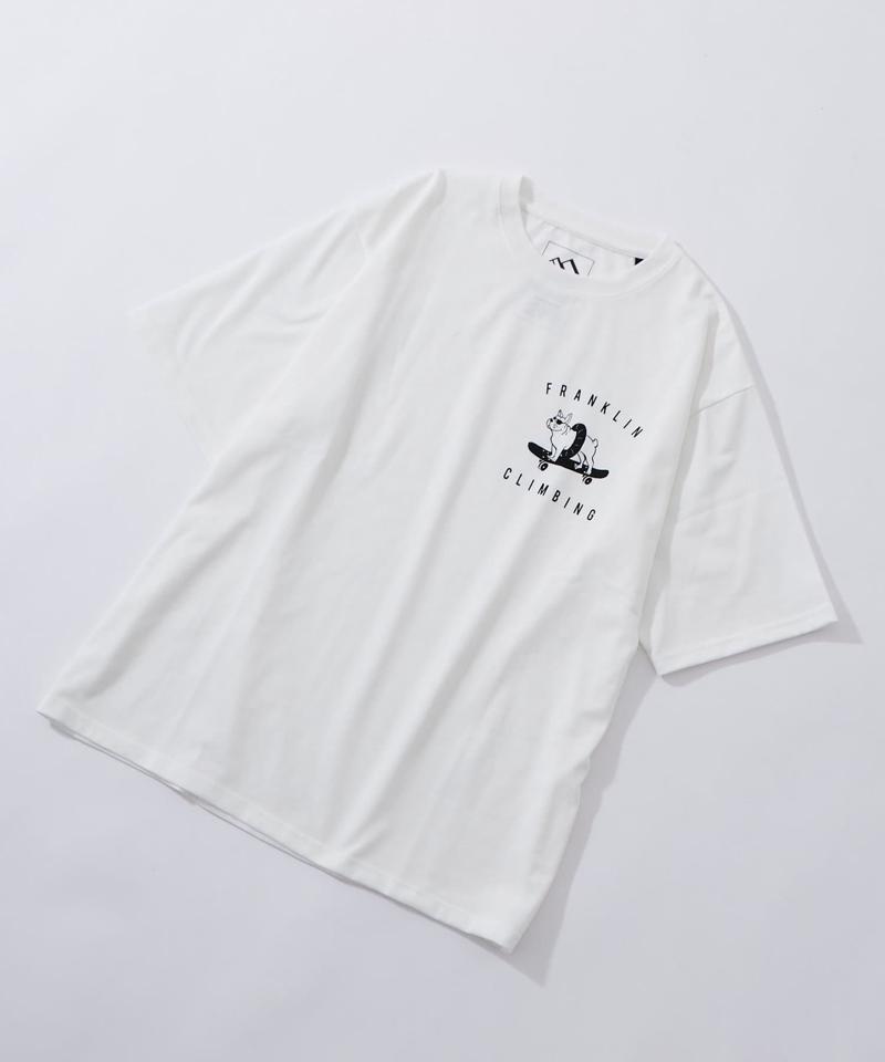 【Franklin Climbing】ブルドッグスケボー半袖Tee